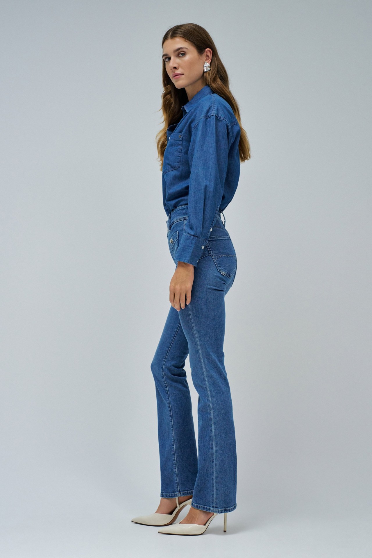 HOSE GEHEIM PUSH IN BOOTCUT