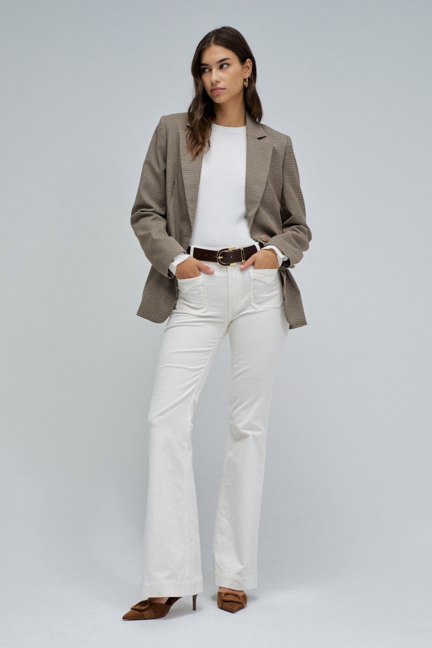 DESTINY PUSH UP FLARE IN CORDUROY JEANS