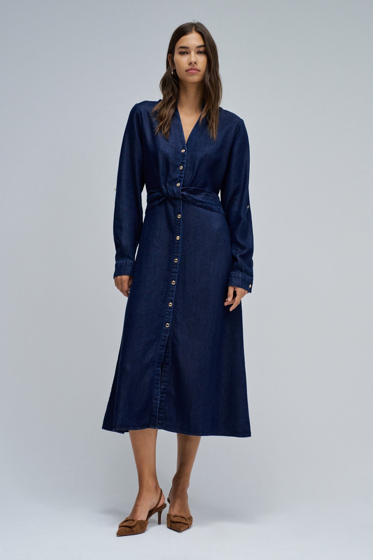 VESTIDO EM LIGHTDENIM