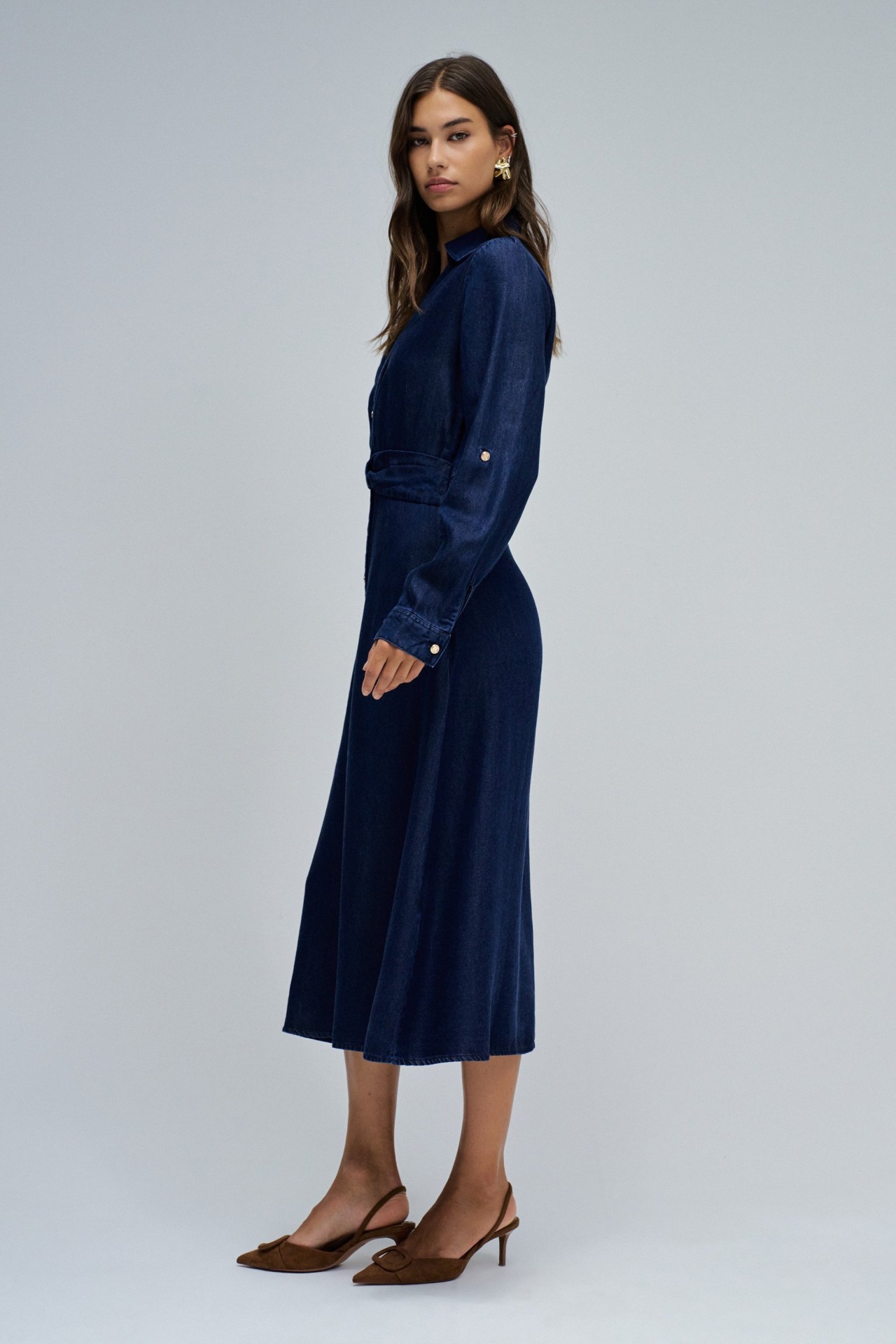 VESTIDO EM LIGHTDENIM