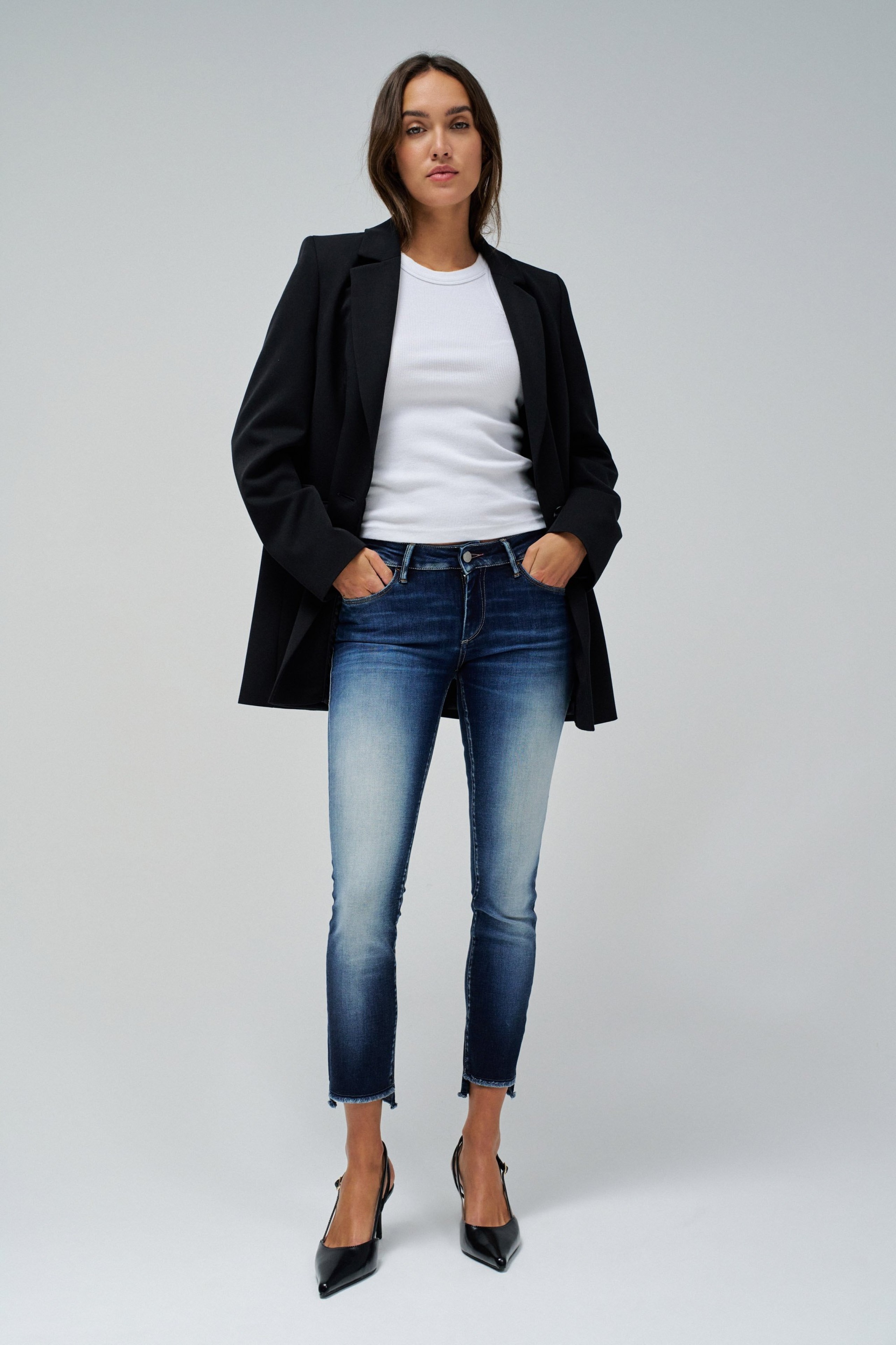 JEANS WONDER PUSH UP CROPPED SKINNY