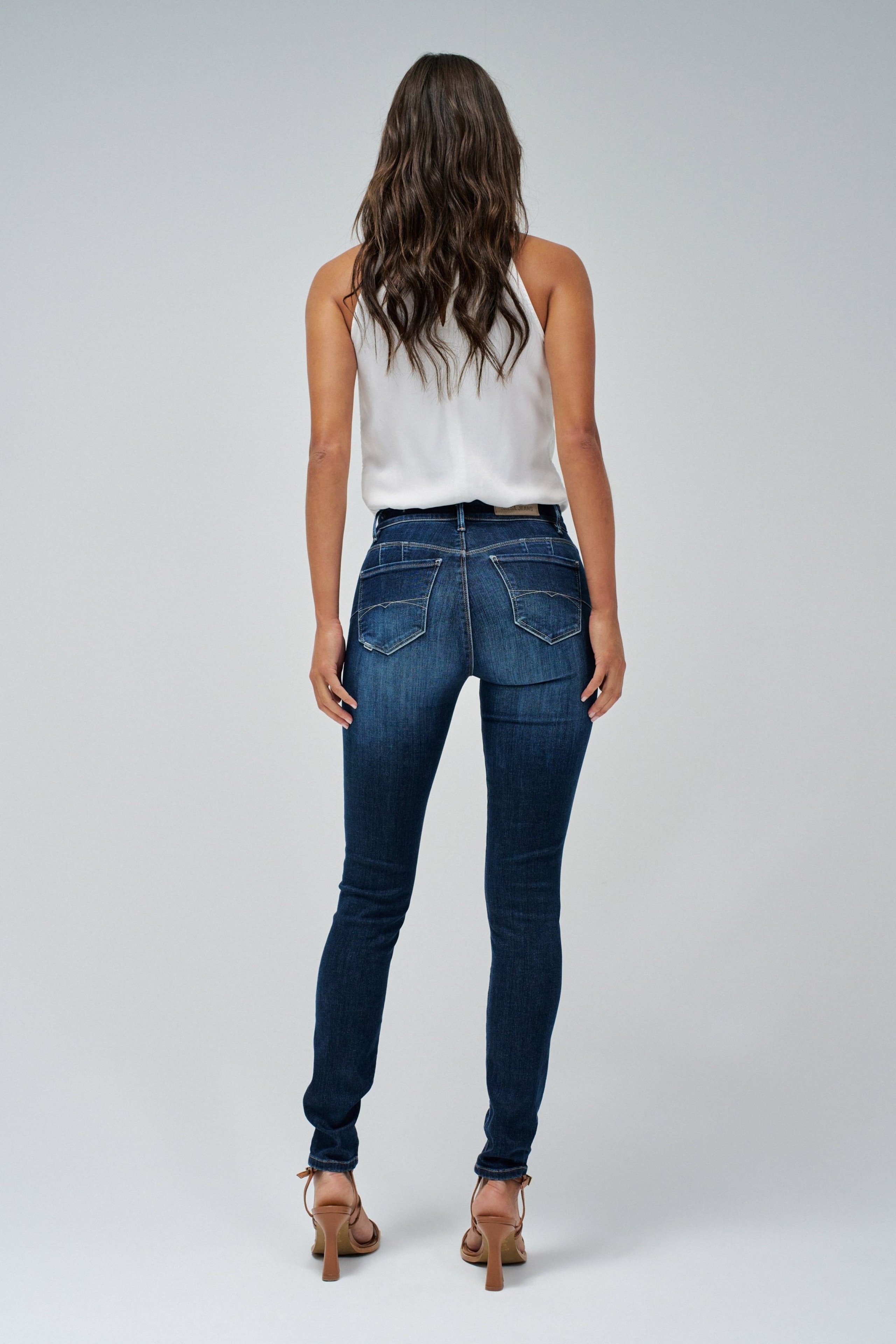 DESTINY PUSH UP SKINNY JEANS