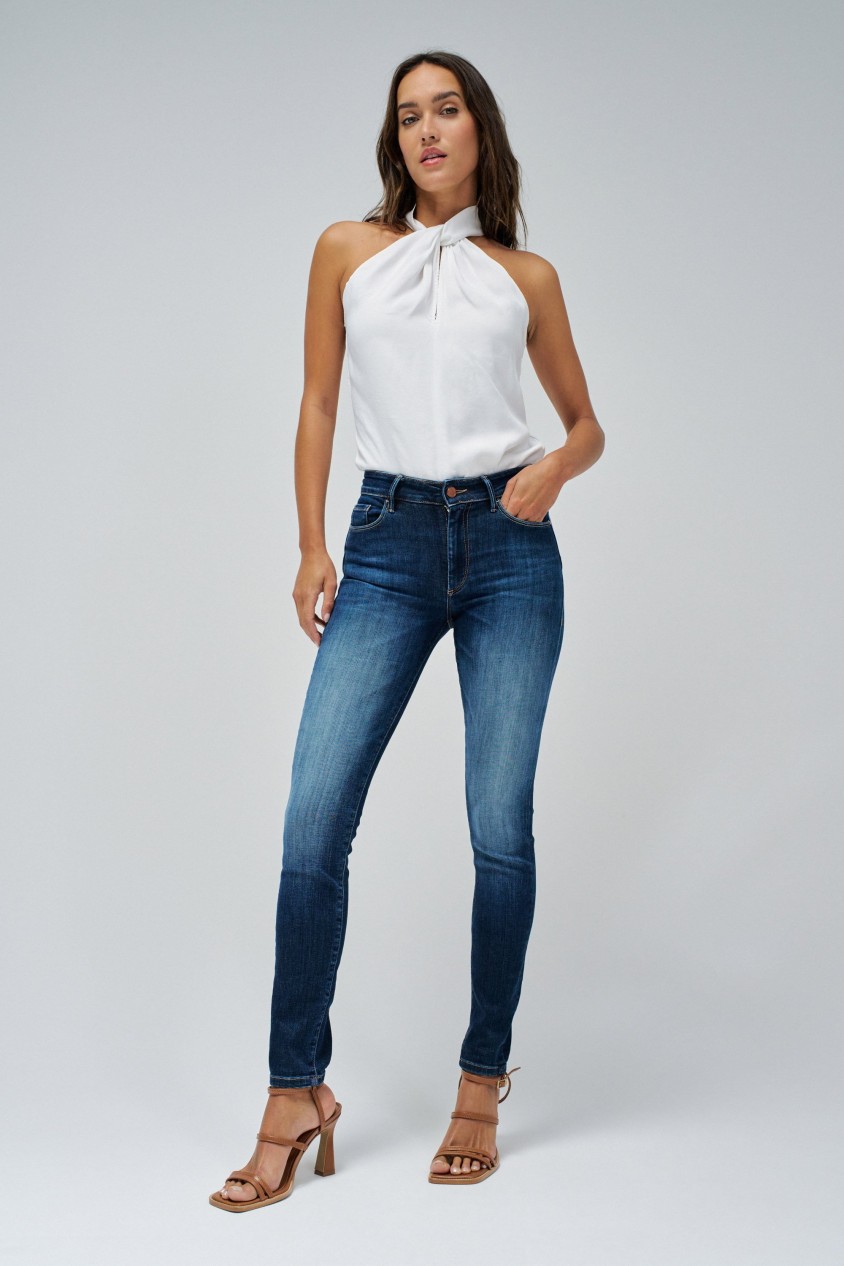 DESTINY PUSH UP SKINNY JEANS