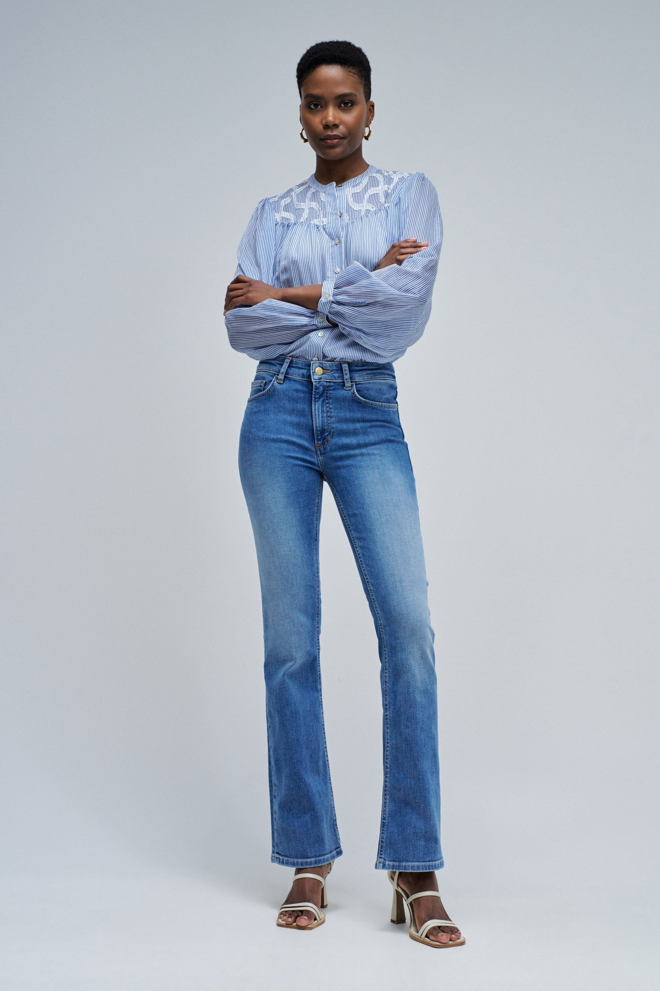 DESTINY PUSH UP BOOTCUT JEANS