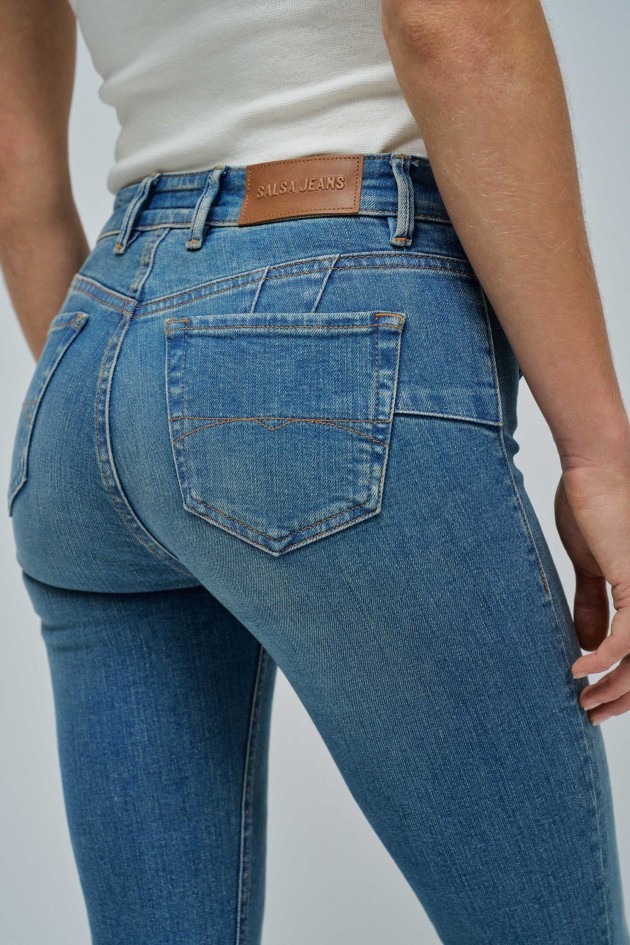 DESTINY PUSH UP CROPPED SKINNY JEANS