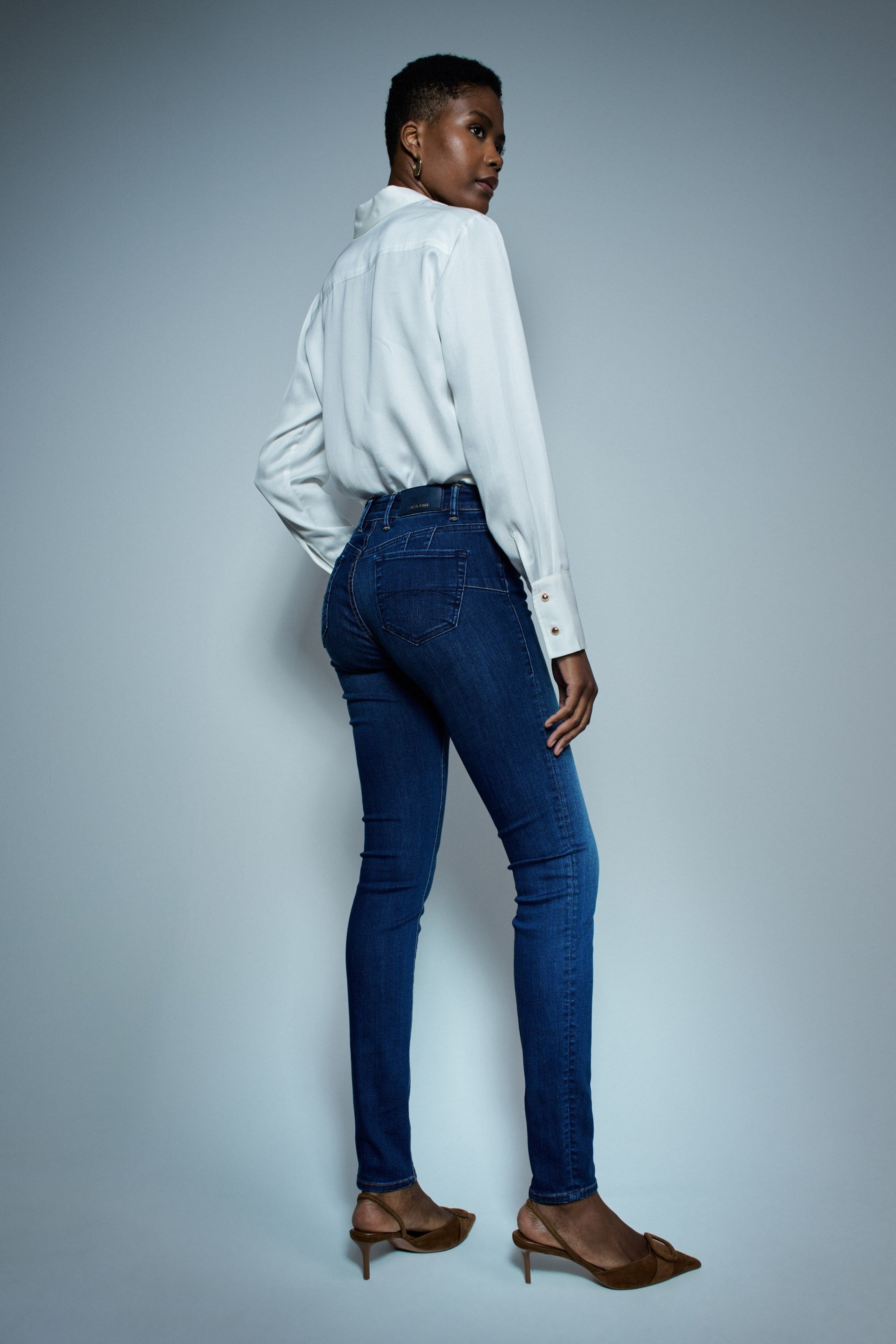 DESTINY PUSH UP SKINNY JEANS