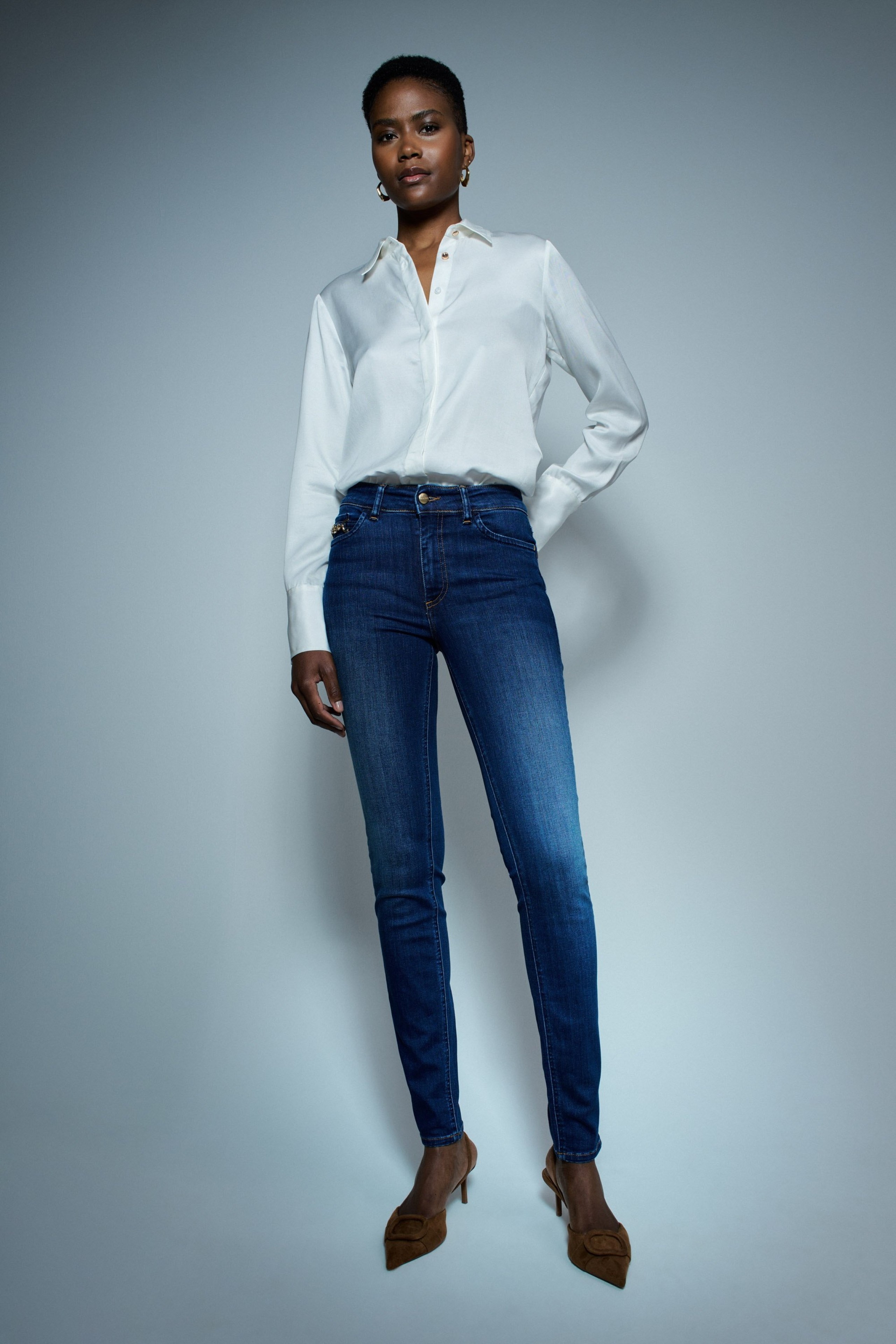 DESTINY PUSH UP SKINNY JEANS