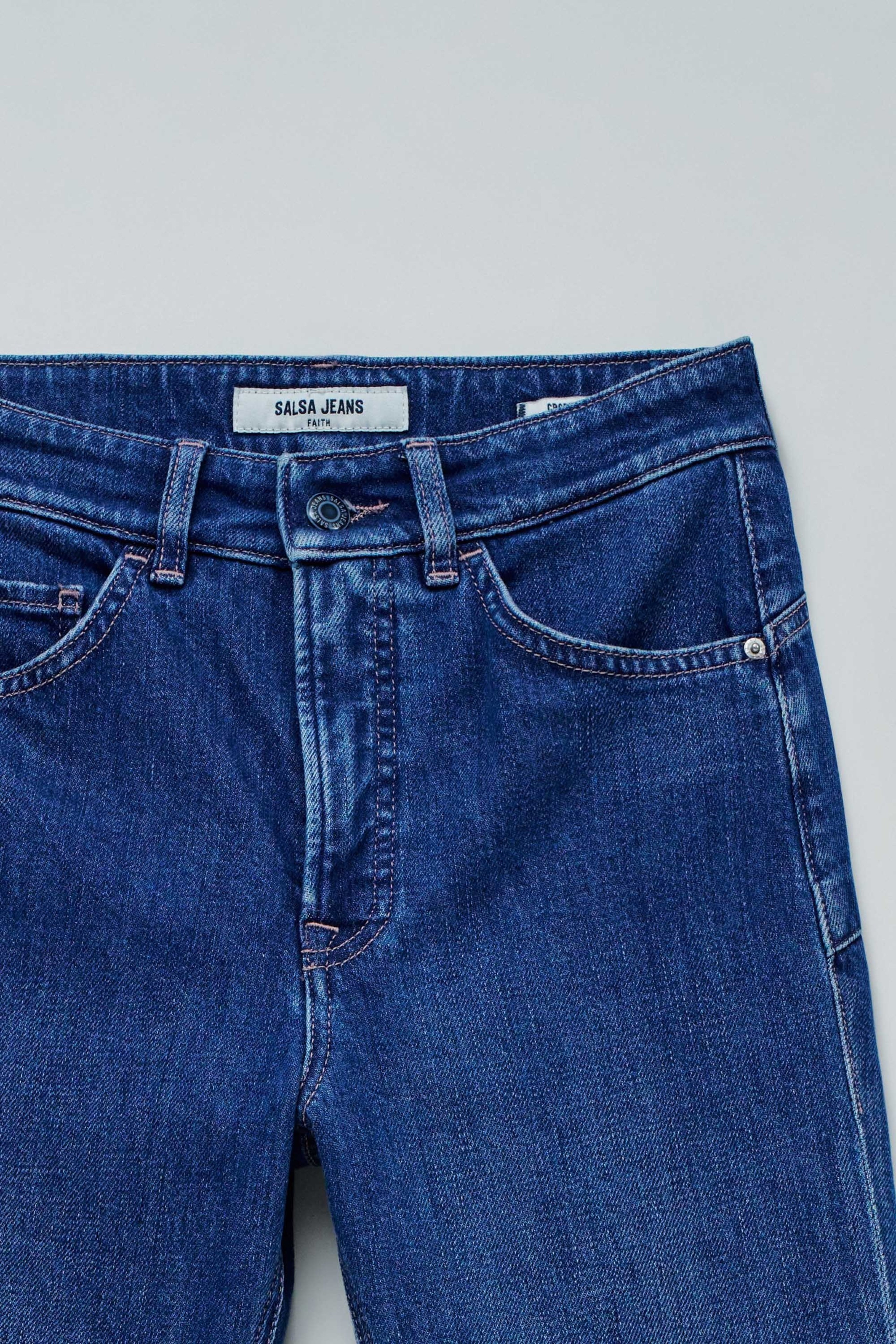 FAITH PUSH IN CROPPED SLIM JEANS