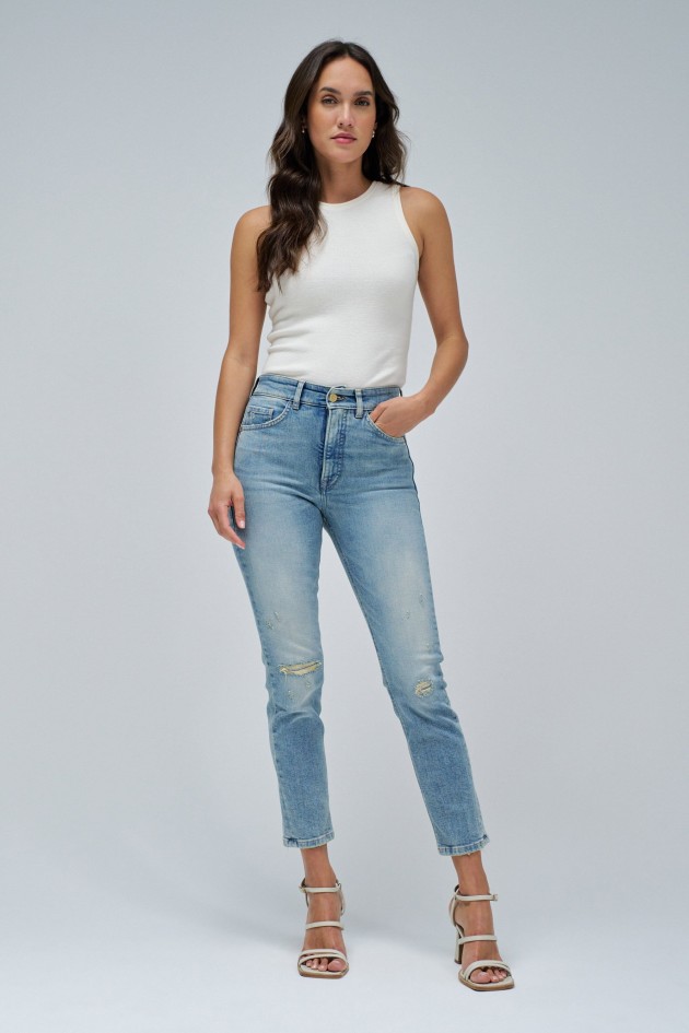 VAQUEROS FAITH PUSH IN CROPPED SLIM