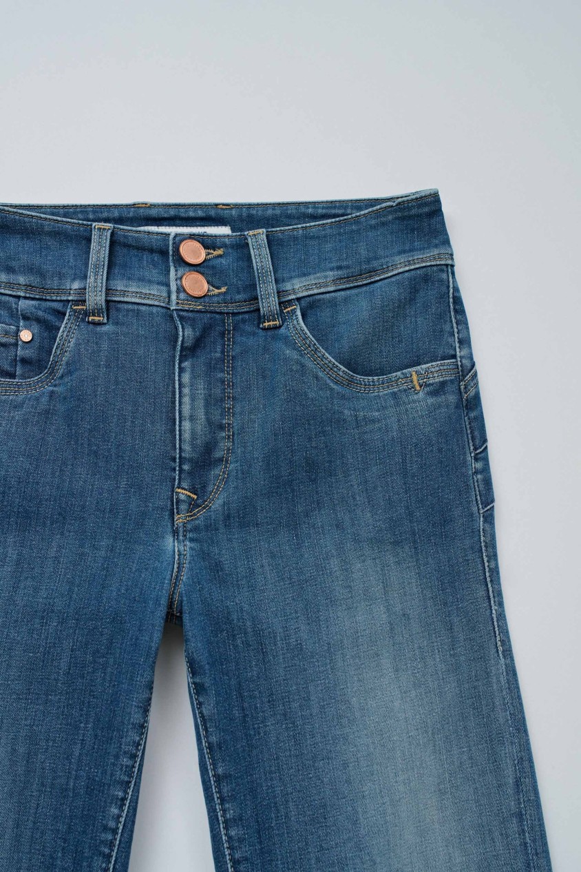 VAQUEROS SECRET PUSH IN CROPPED SLIM