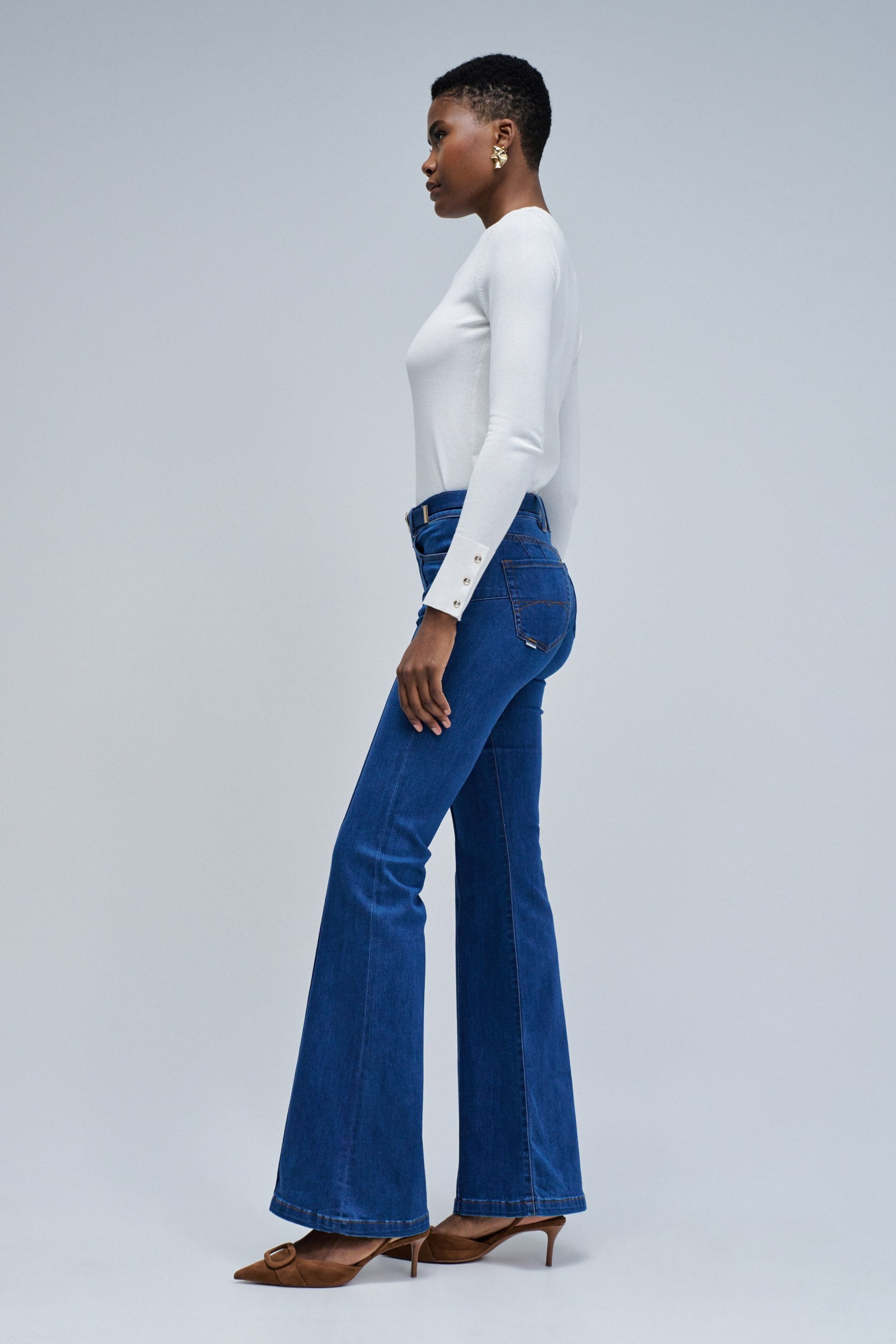 DESTINY PUSH UP FLARE JEANS