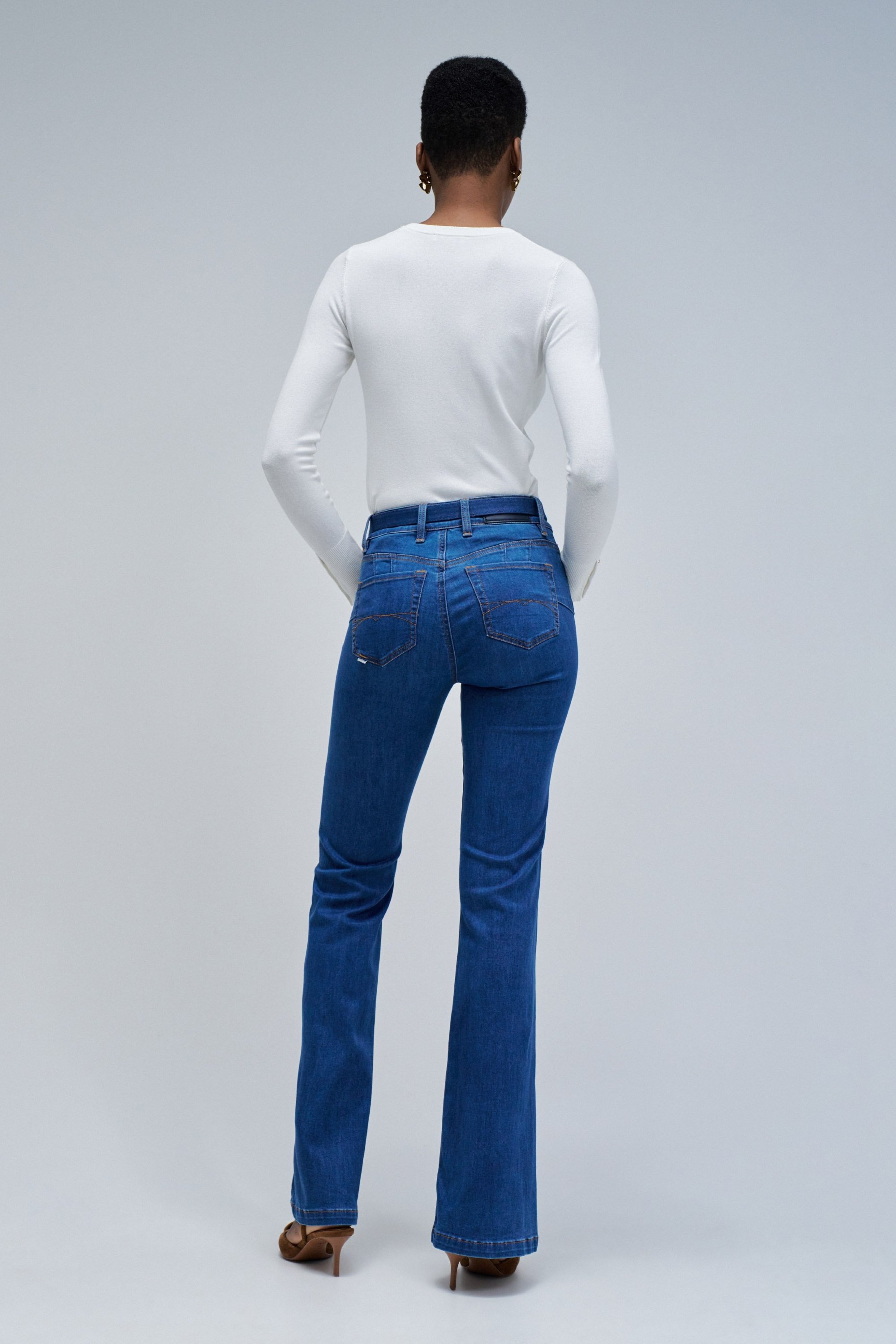 DESTINY PUSH UP FLARE JEANS