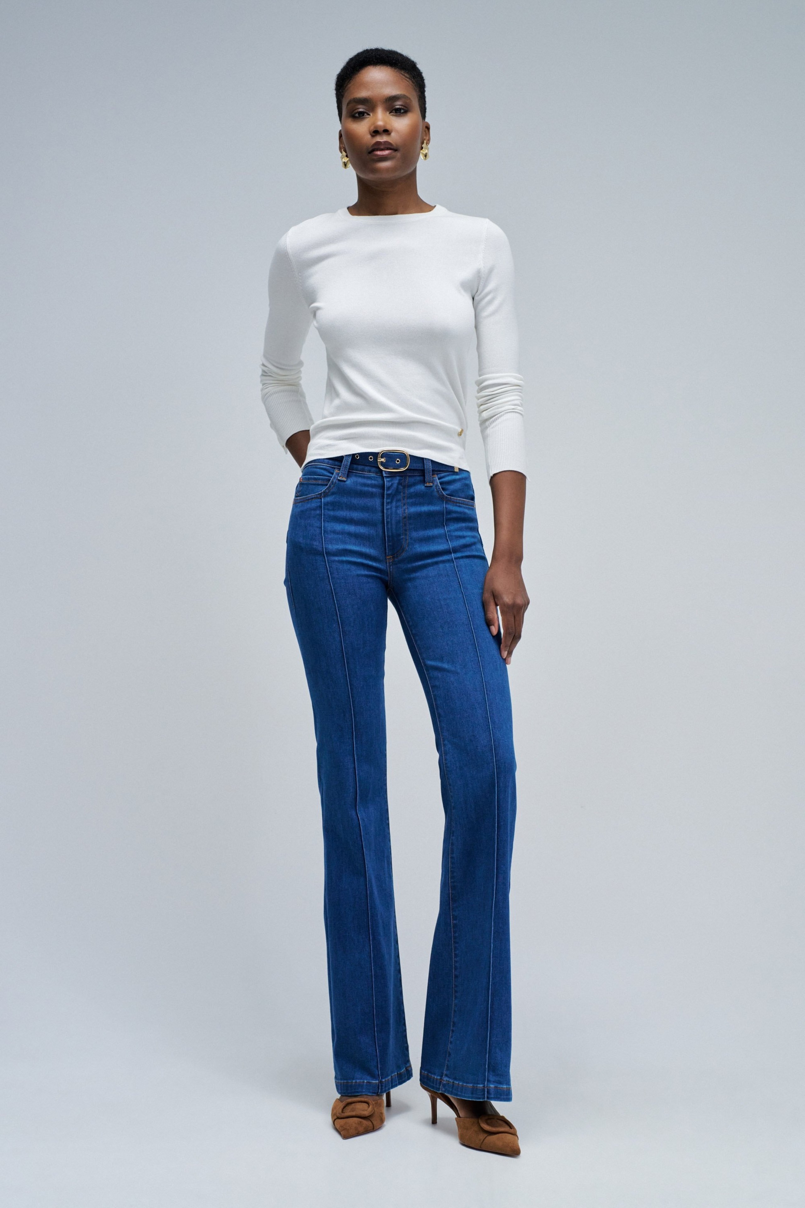 DESTINY PUSH UP FLARE JEANS