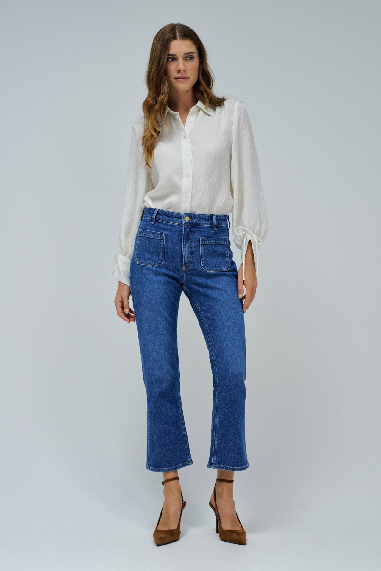 VAQUEROS FAITH PUSH IN CROPPED FLARE