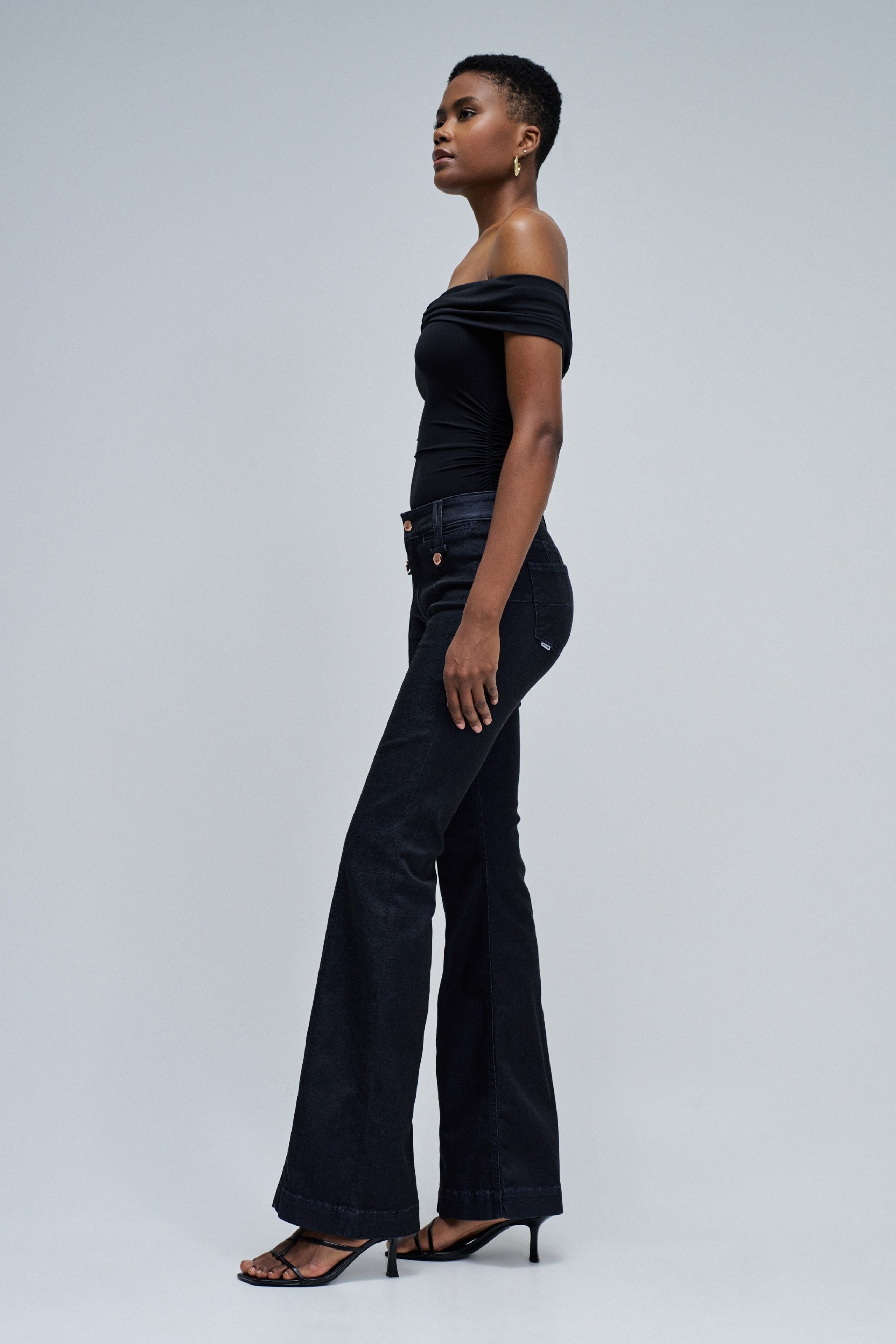 JEANS DESTINY PUSH UP FLARE