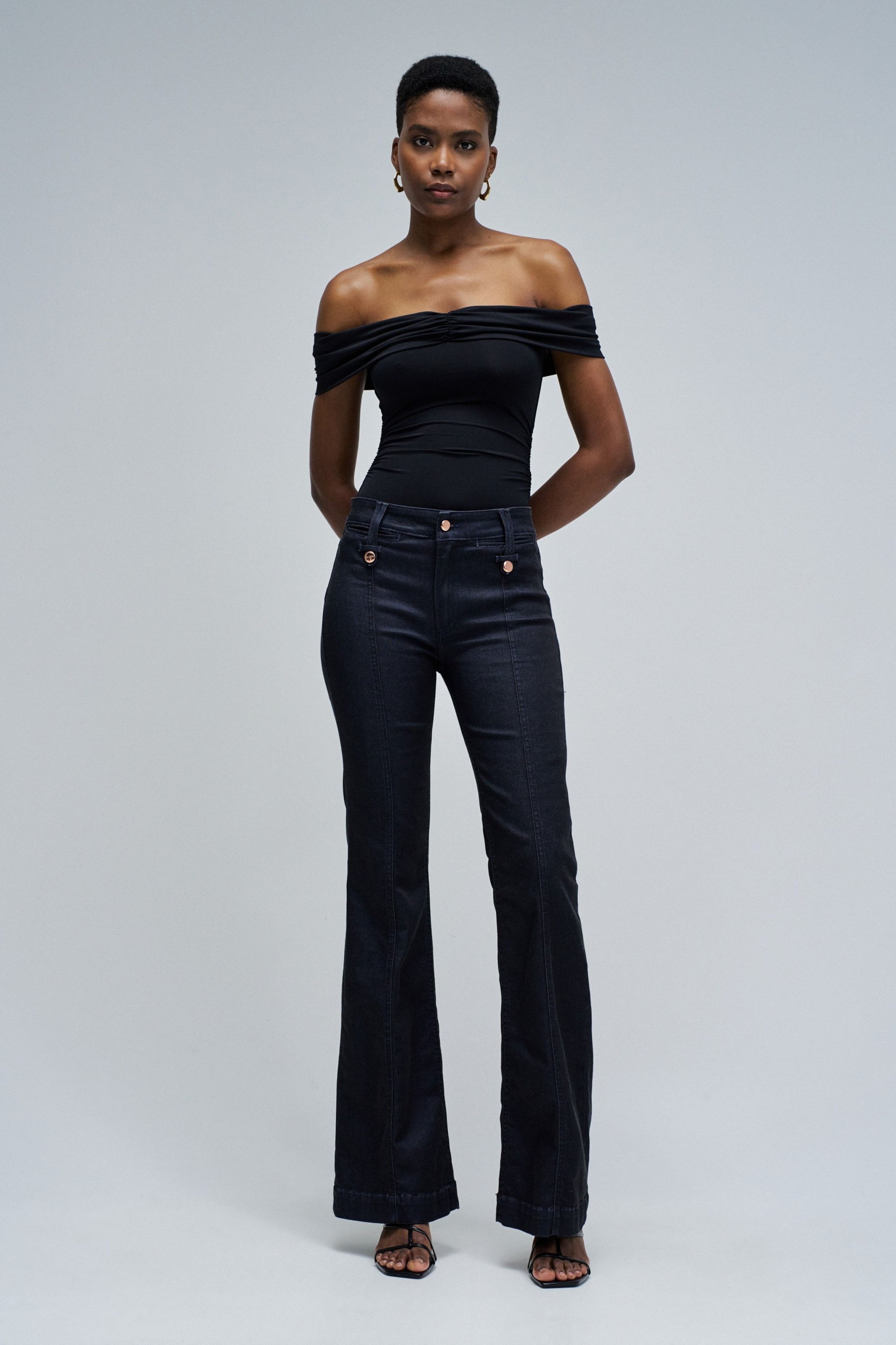 JEANS DESTINY PUSH UP FLARE