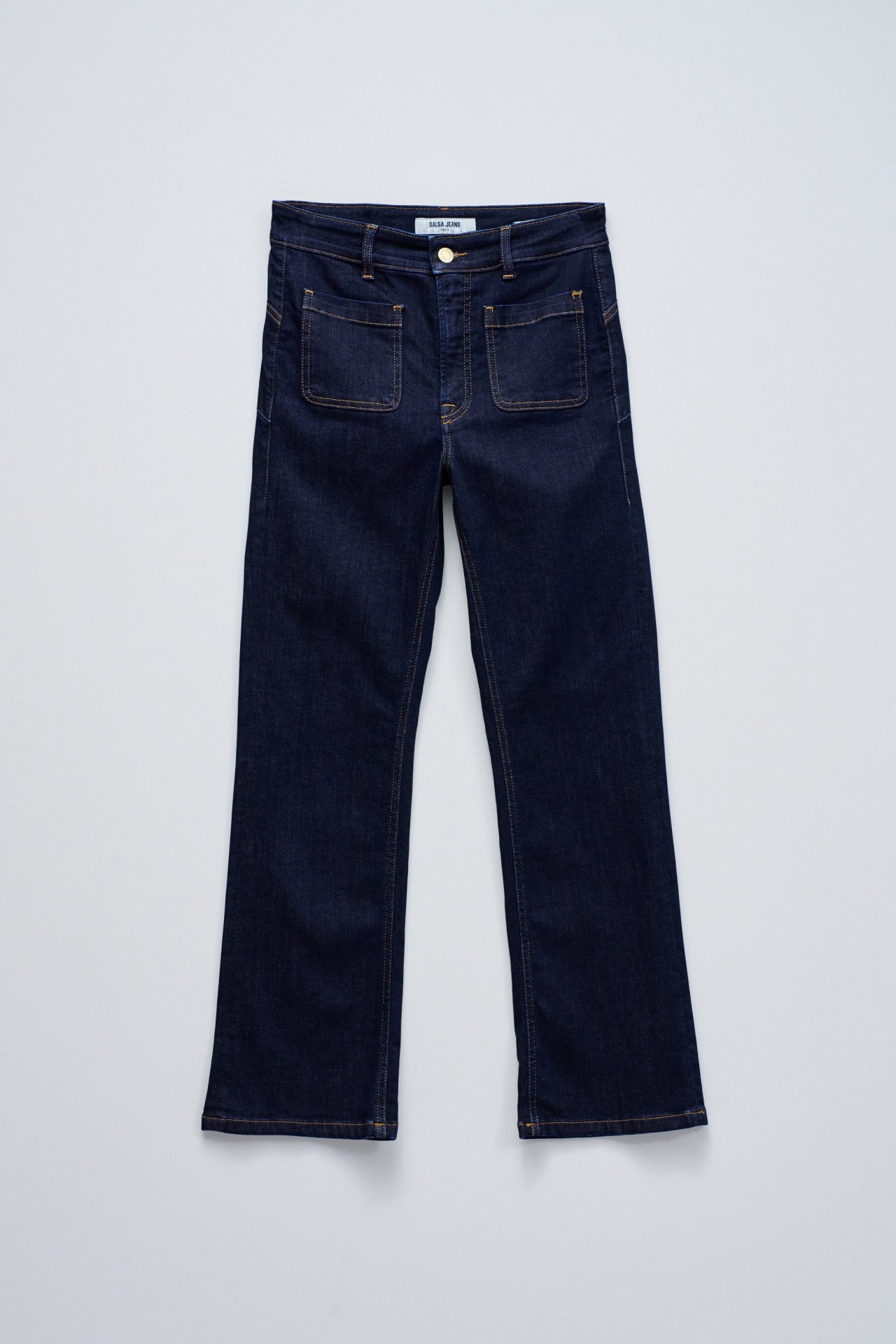 FAITH PUSH IN CROPPED FLARE JEANS