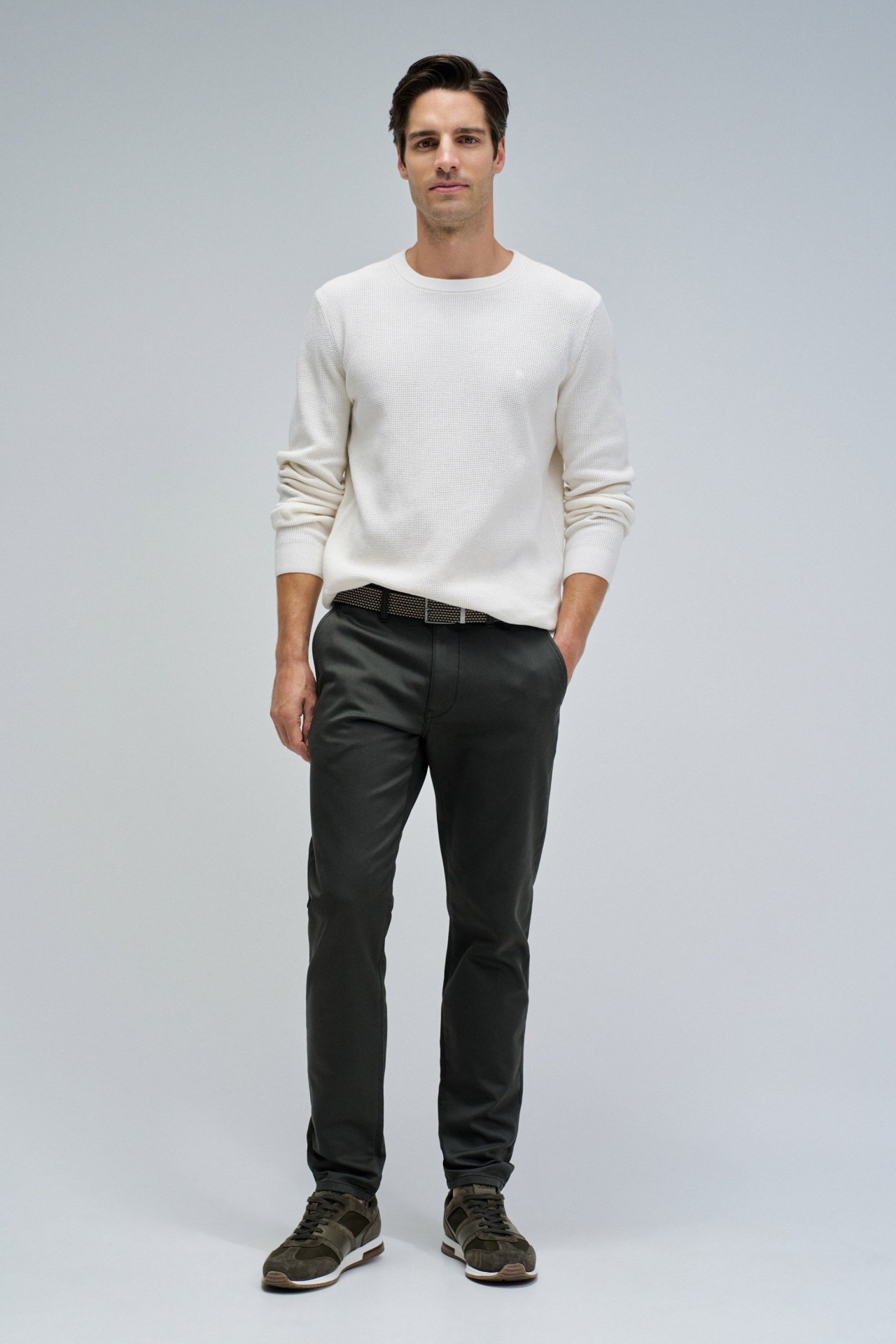 S-ACTIV SLIM FIT CHINO TROUSERS