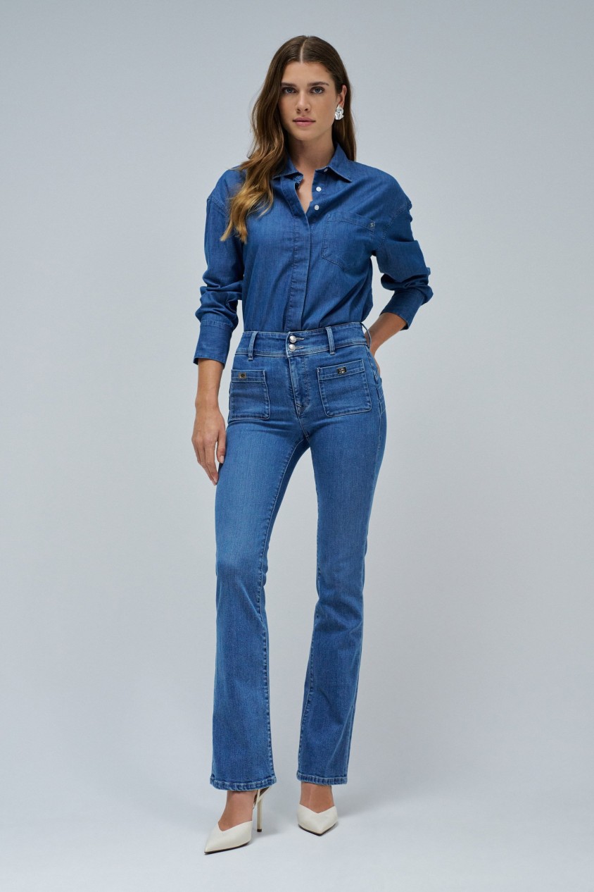 JEAN SECRET PUSH IN BOOTCUT