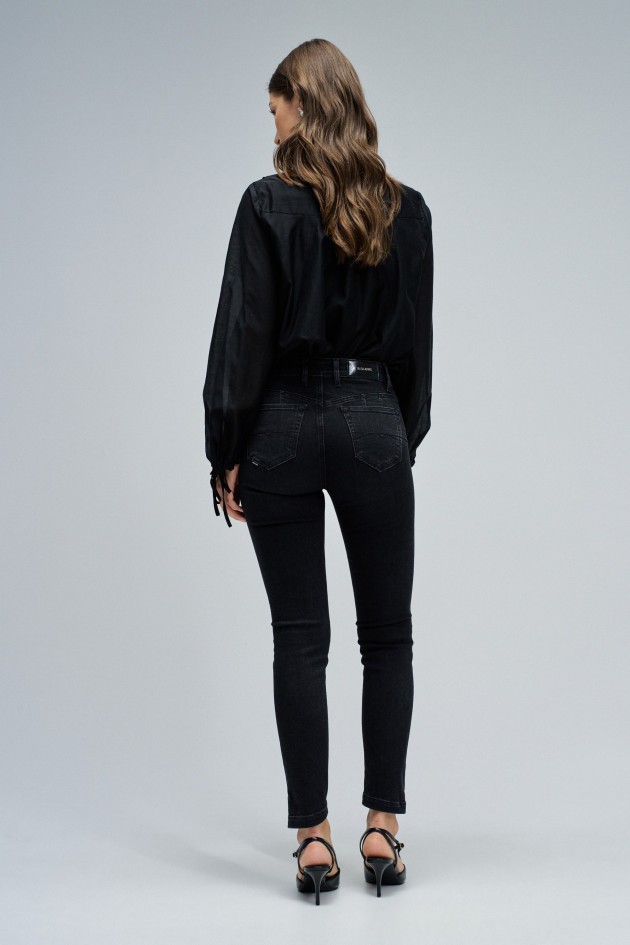 DESTINY PUSH UP CROPPED SKINNY JEANS