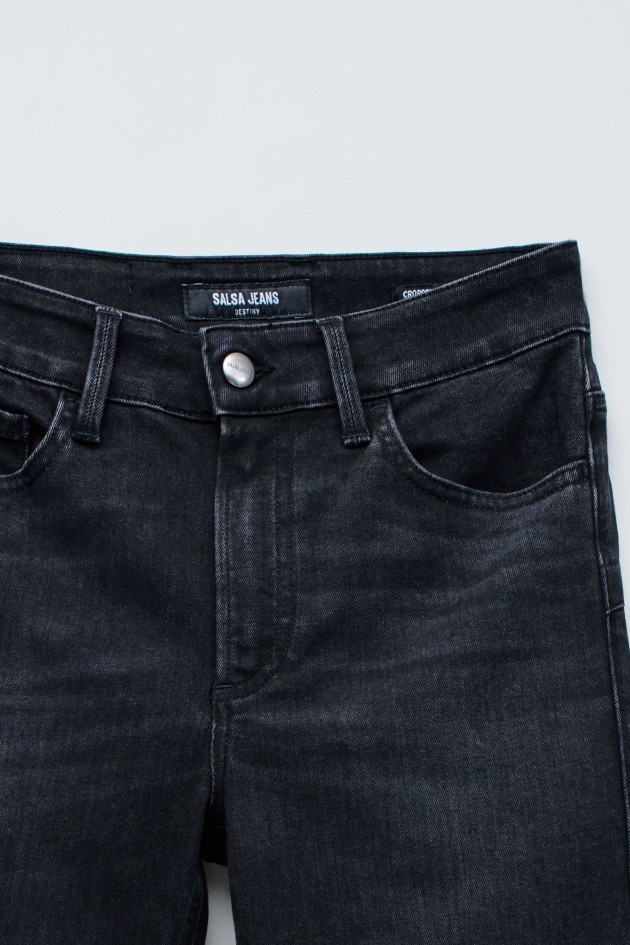 DESTINY PUSH UP CROPPED SKINNY JEANS