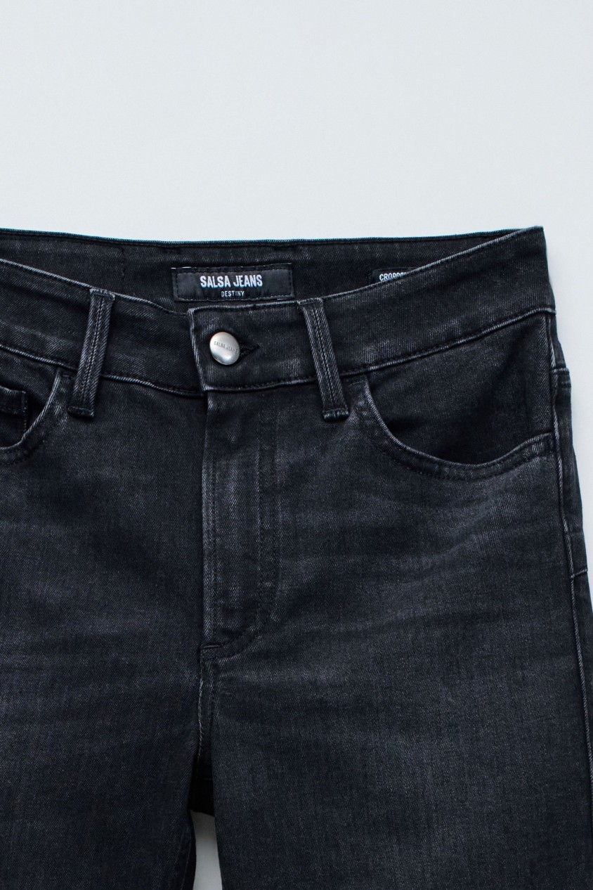 DESTINY PUSH UP CROPPED SKINNY JEANS