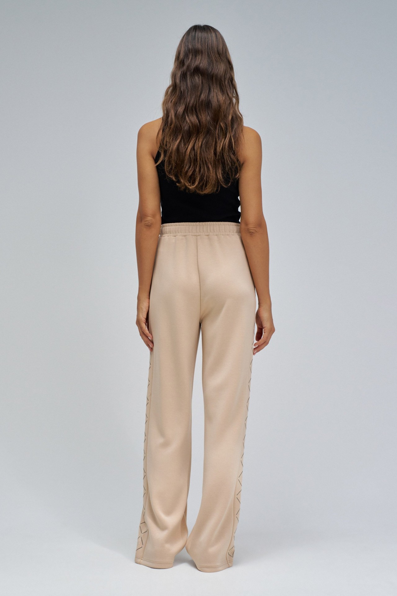 JOGGERS WITH STRAIGHT LEG TROUSERS