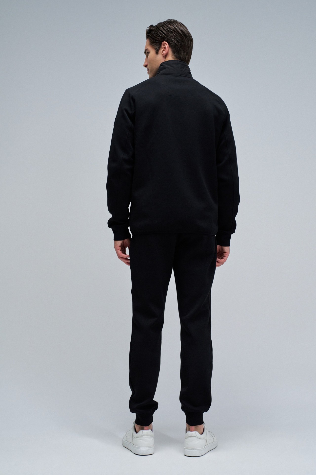 VESTE REMBOURRE AVEC MLANGE DE MATRIAUX