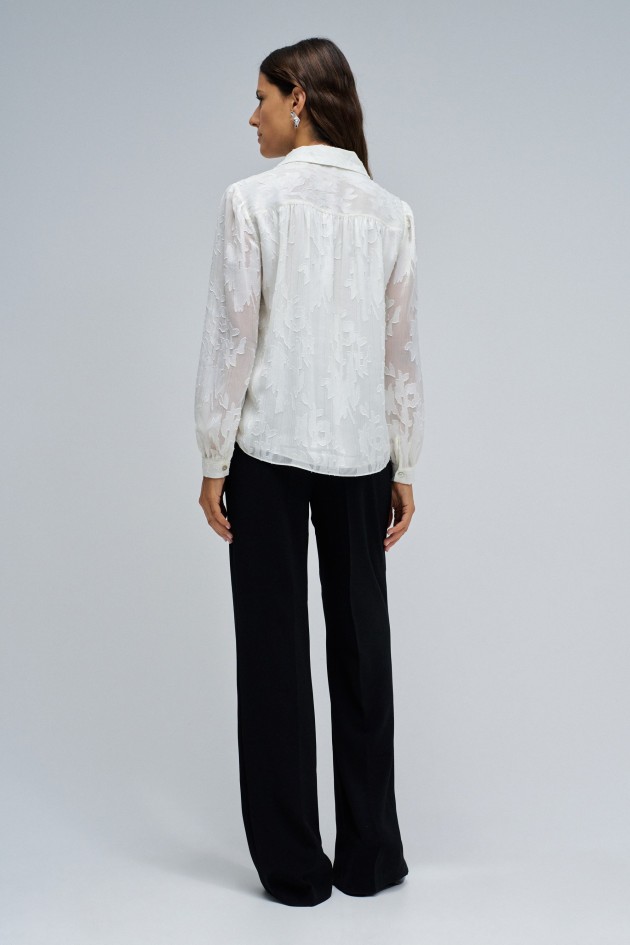 JACQUARD BLOUSE