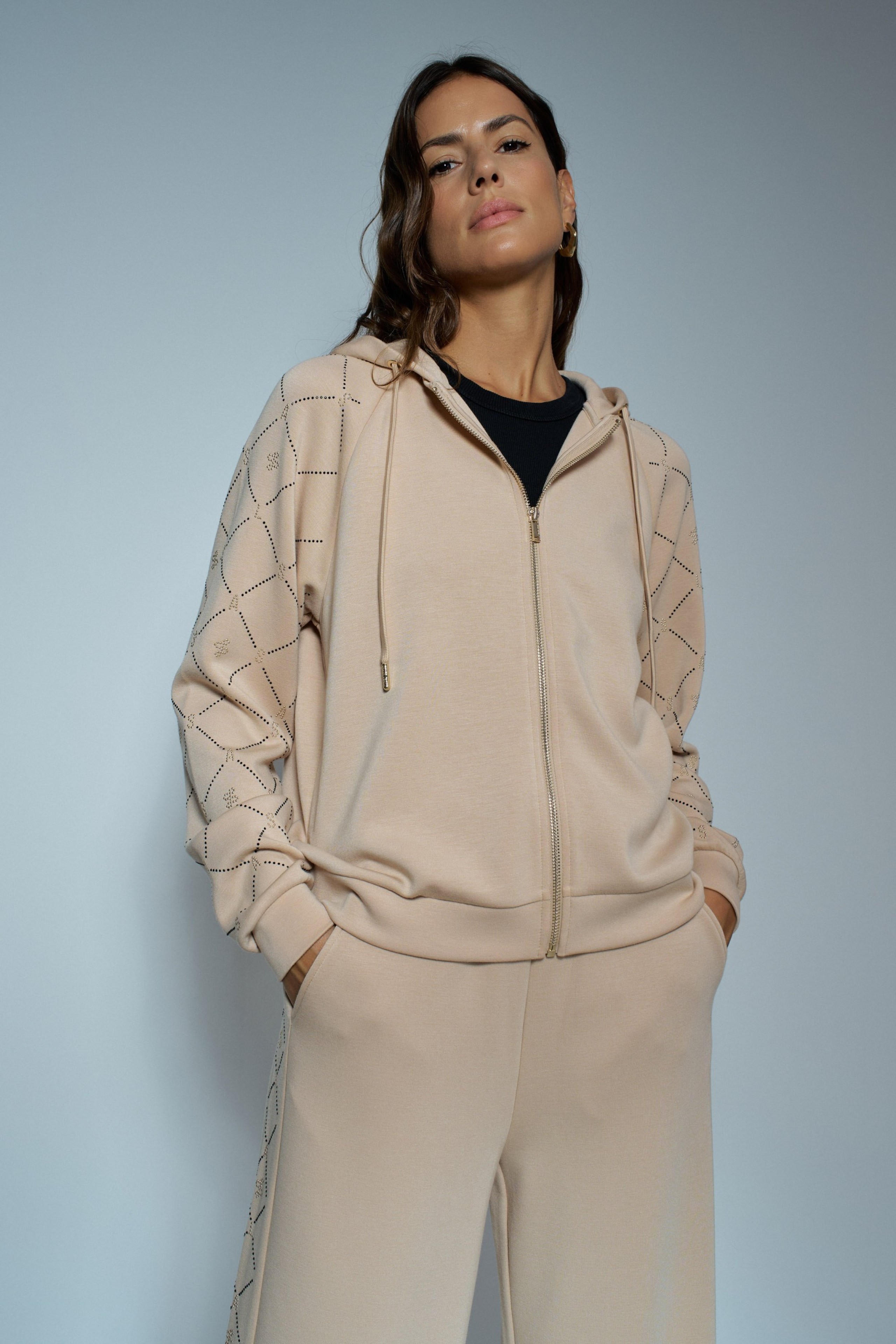 SUDADERA CON CREMALLERA