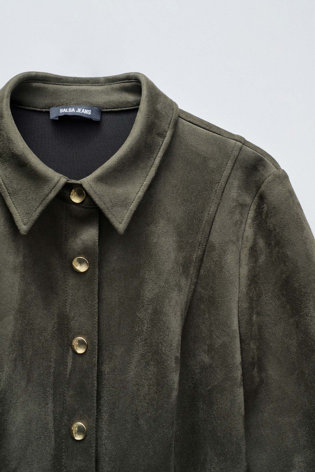 MIDI WILDLEDER KLEID