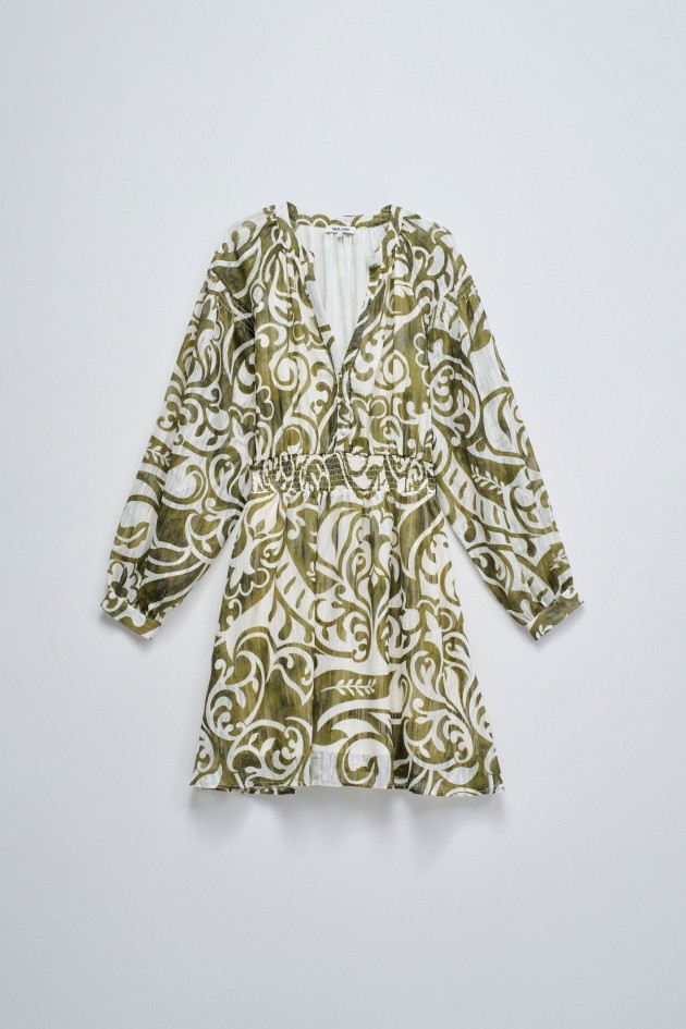 KURZES BEDRUCKTES KLEID