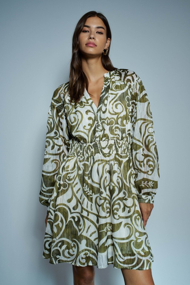 KURZES BEDRUCKTES KLEID