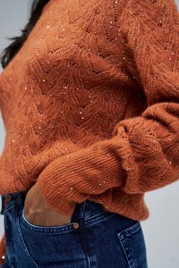 WOOL AND MOHAIR JUMPER