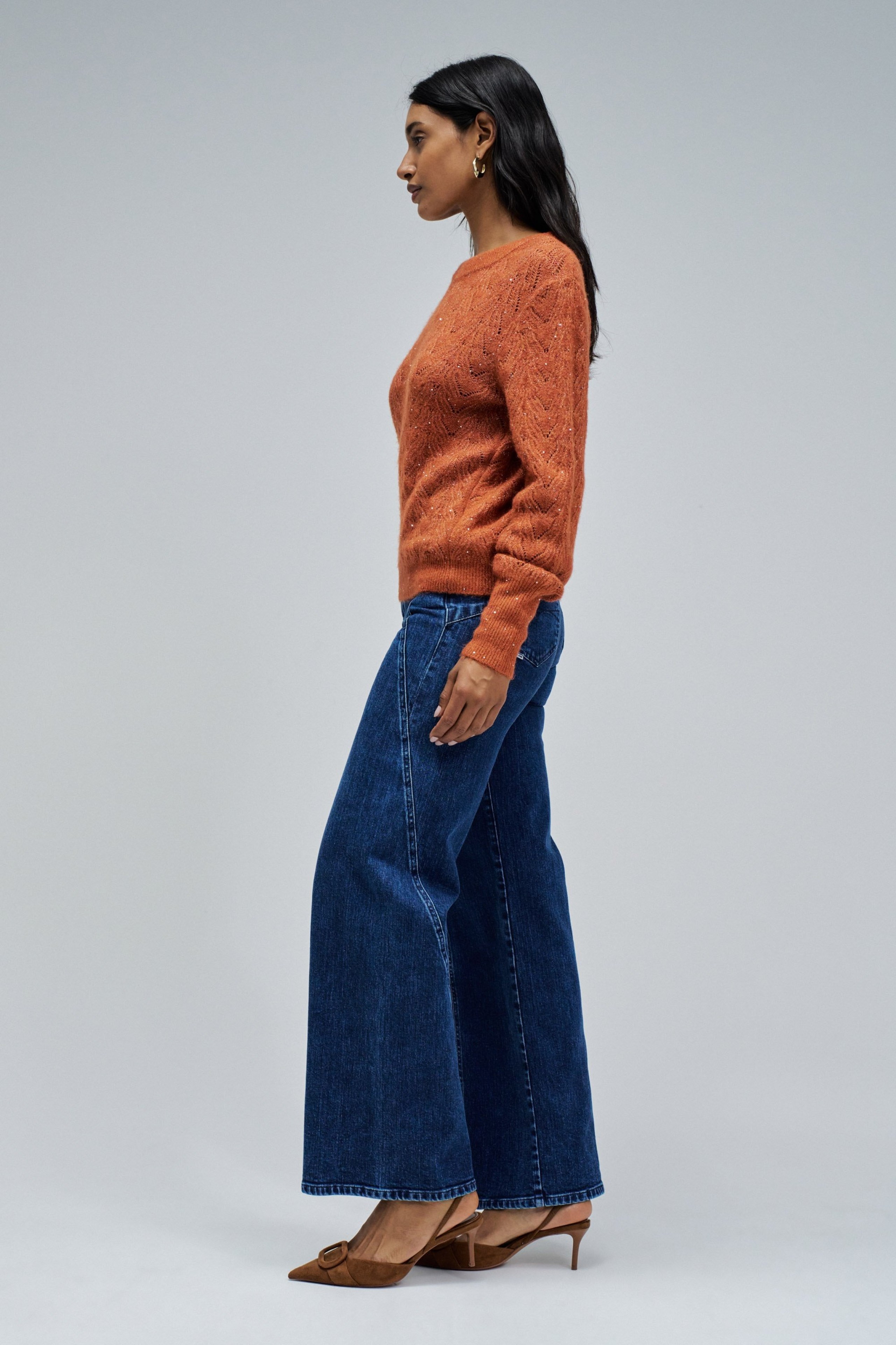 WOLLE UND MOHAIR-PULLOVER