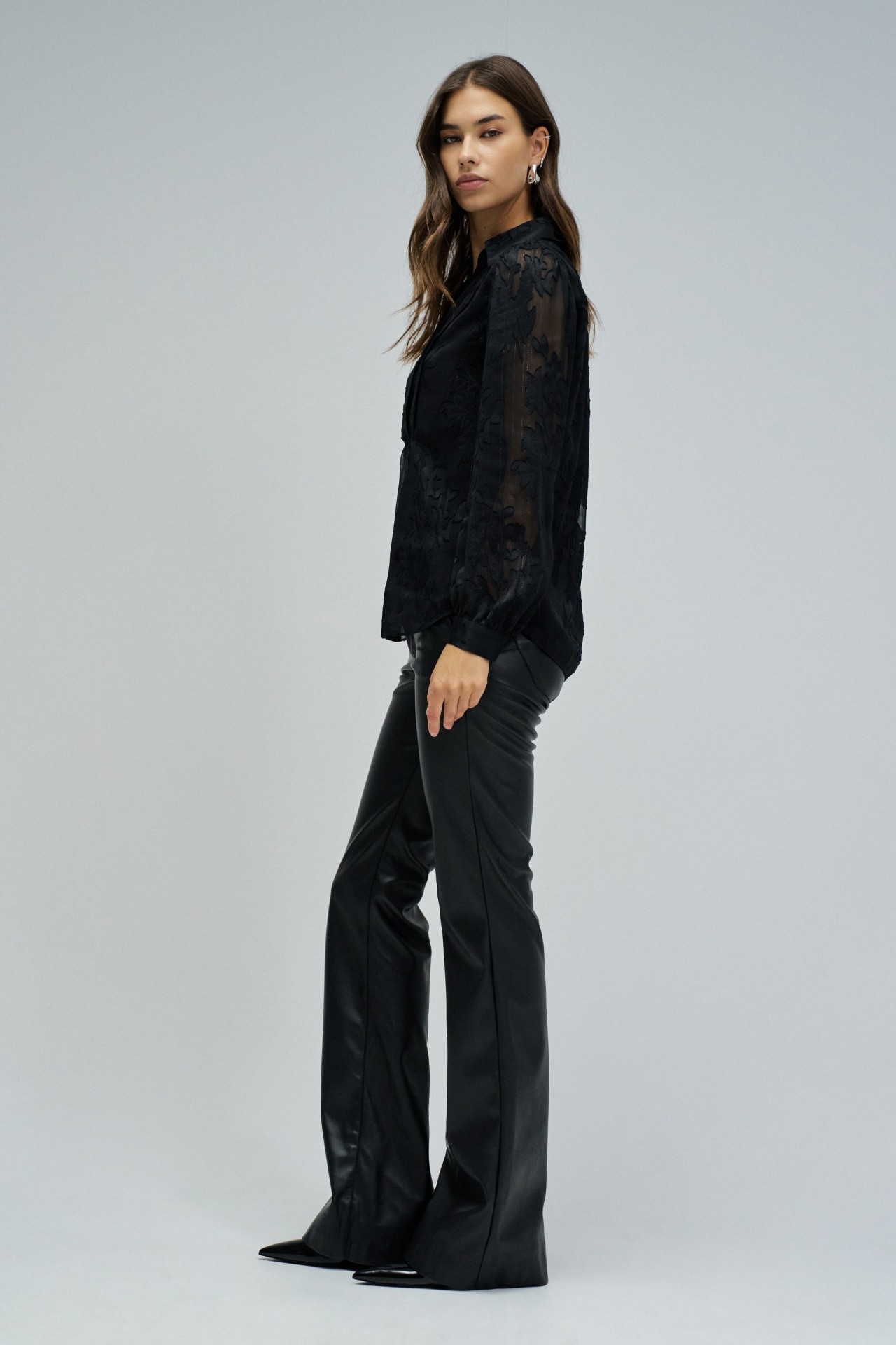 BLUSA COM JACQUARD
