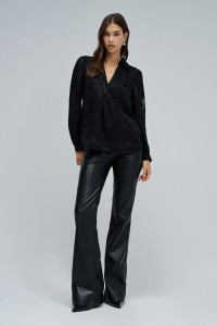 BLUSA COM JACQUARD BLUSA COM JACQUARD