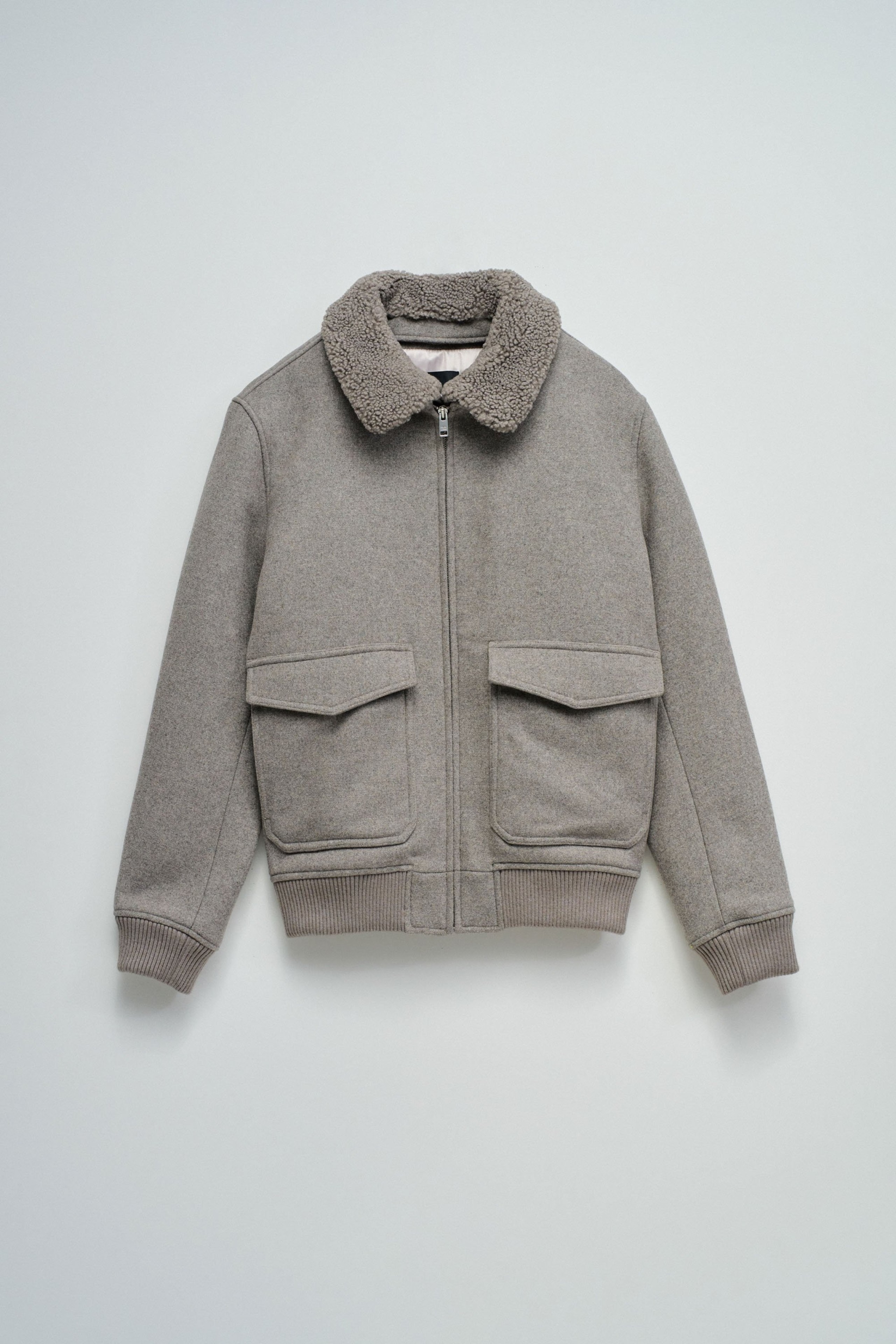 CHAQUETA BOMBER DE LANA