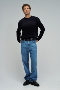 KNIT SWEATER WITH GRADIENT EFFECT