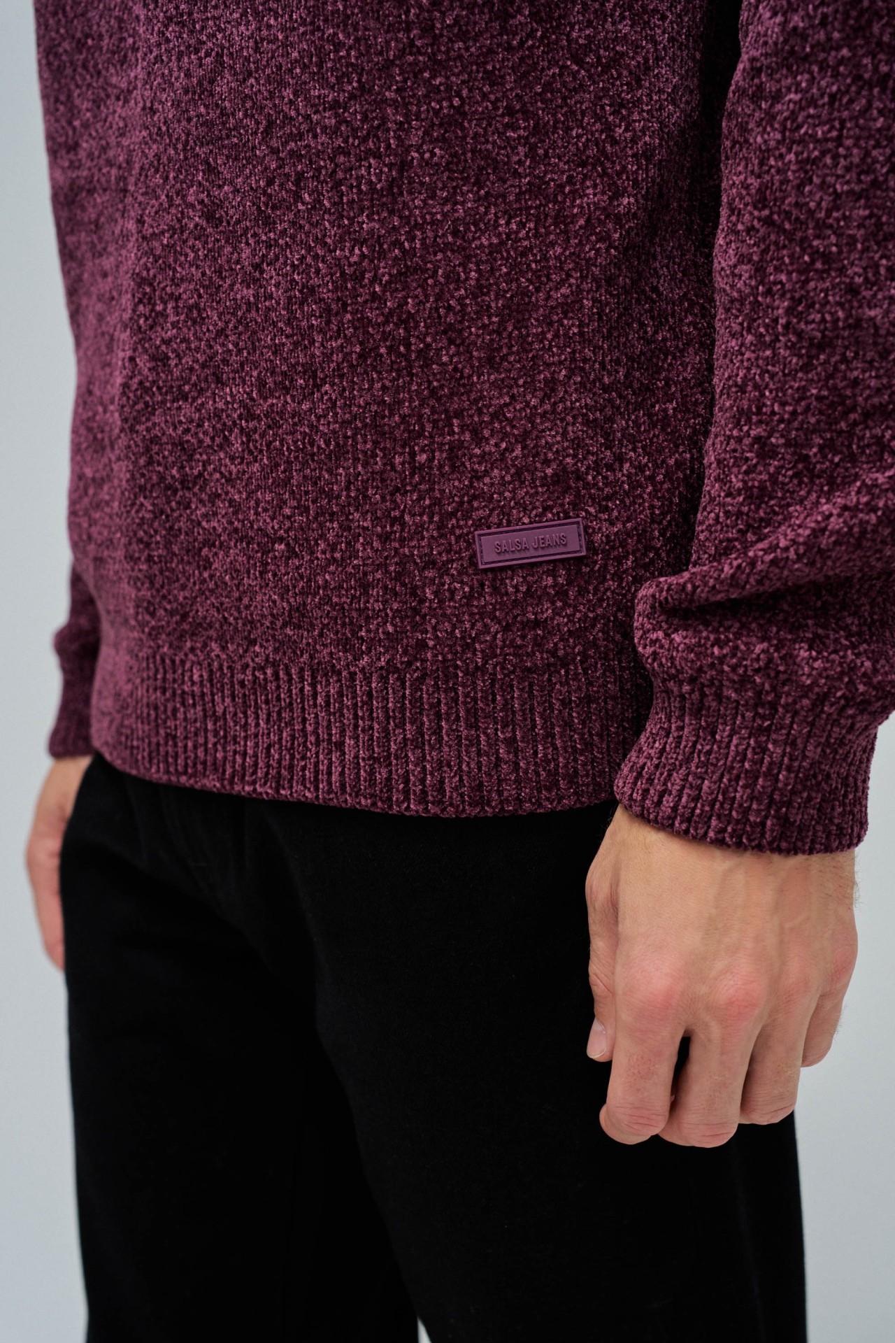 CAMISOLA DE MALHA COM EFEITO GRADIENTE