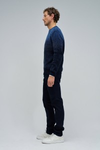 KNIT SWEATER WITH GRADIENT EFFECT