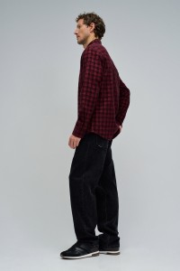 BLUSE AUS CORD