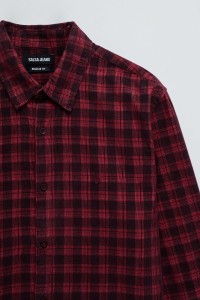 BLUSE AUS CORD