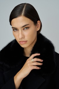 BAGUE AVEC EFFET MULTIPLE CROIS