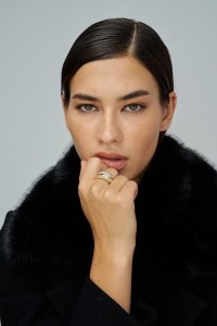 BAGUE AVEC EFFET MULTIPLE CROIS