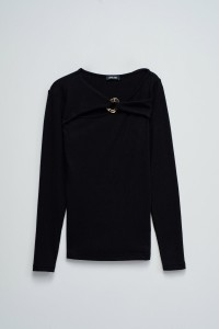 CAMISOLA EM MALHA CANELADA