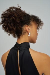 PENDIENTES DE GOTA CON TEXTURA