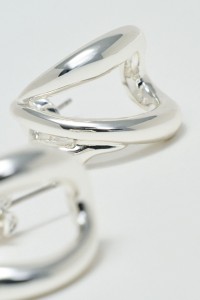 BOUCLES DOREILLES AVEC ANNEAUX DOUBLES