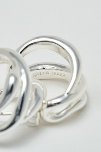 BOUCLES DOREILLES AVEC ANNEAUX DOUBLES