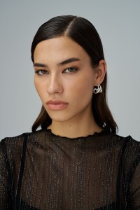 BOUCLES DOREILLES AVEC ANNEAUX DOUBLES